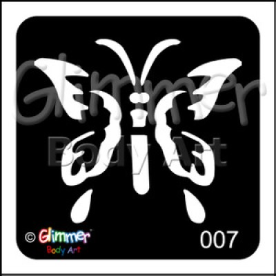 Glitter tattoo 007 Spring Butterfly Pack Of 5  Glitter tattoo 007 Spring Butterfly Pack Of 5